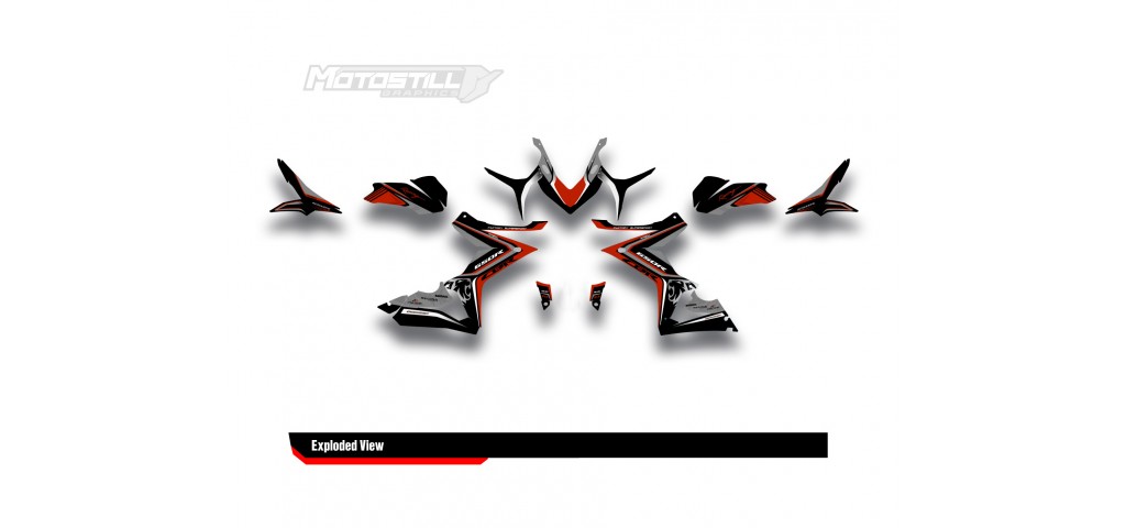 HONDA CBR 650 R 2019-2022 GRAPHIC SET - DECAL KIT