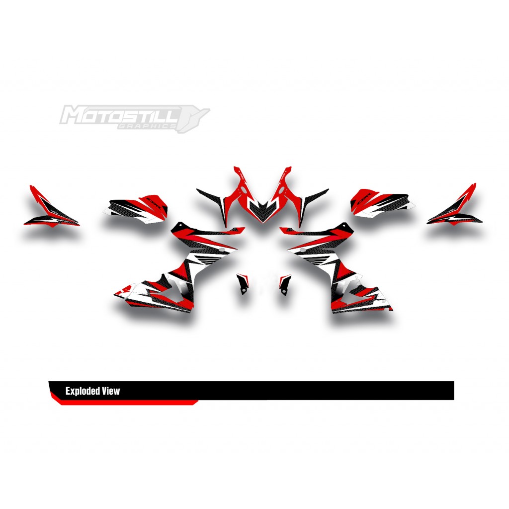 HONDA CBR 650 R 2019-2022 GRAPHIC SET - DECAL KIT