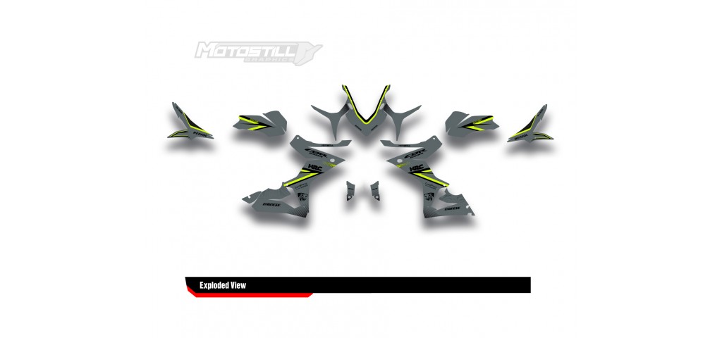 HONDA CBR 650 R 2019-2022 GRAPHIC SET - DECAL KIT