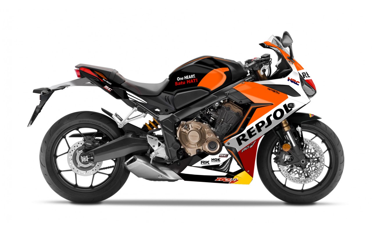HONDA CBR650R 2019-2022 GRAPHIC STICKER SET DECAL KIT