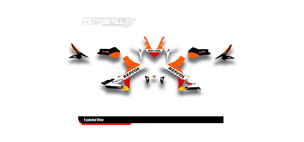 HONDA CBR 650 R 2019-2022 GRAPHIC SET - DECAL KIT