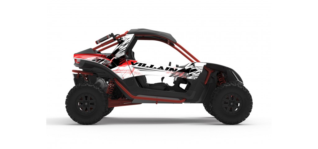 SEGWAY VILLAIN GRAPHIC STICKER SET - DECAL KIT