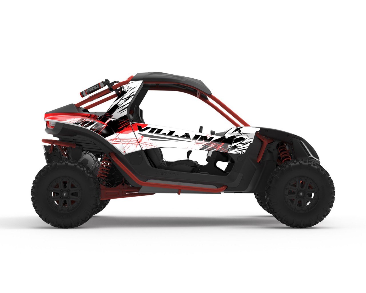 SEGWAY VILLAIN GRAPHIC STICKER SET - DECAL KIT