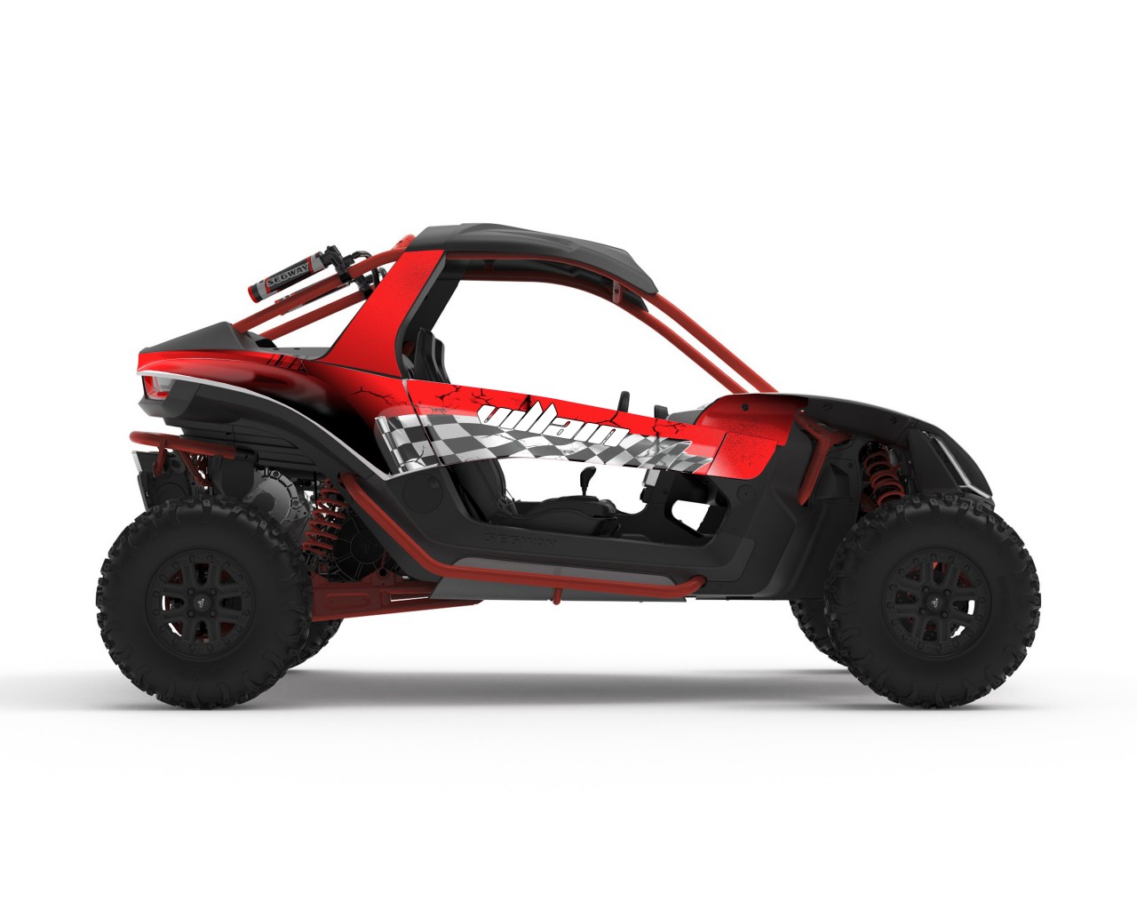 SEGWAY VILLAIN GRAPHIC STICKER SET - DECAL KIT