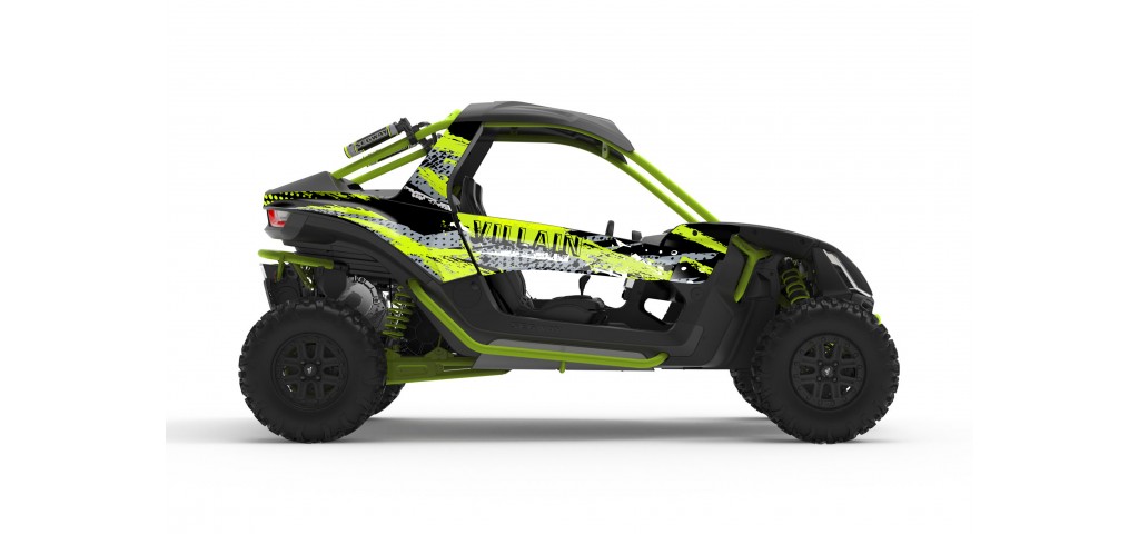 SEGWAY VILLAIN GRAPHIC STICKER SET - DECAL KIT