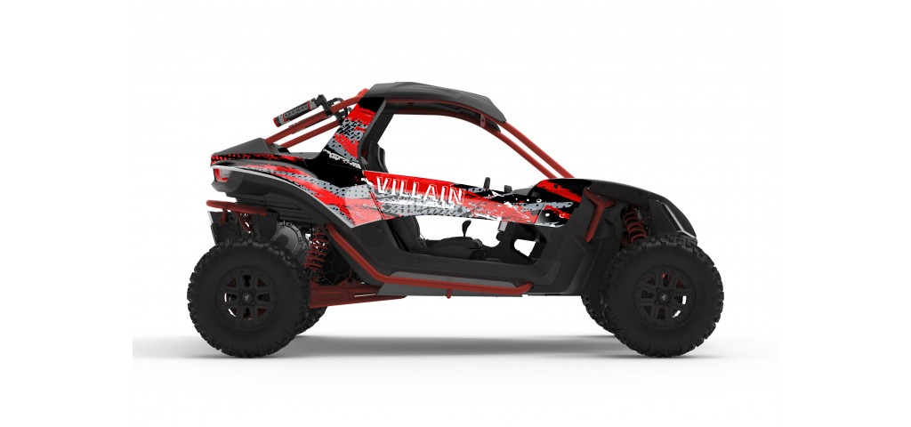 SEGWAY VILLAIN GRAPHIC STICKER SET - DECAL KIT