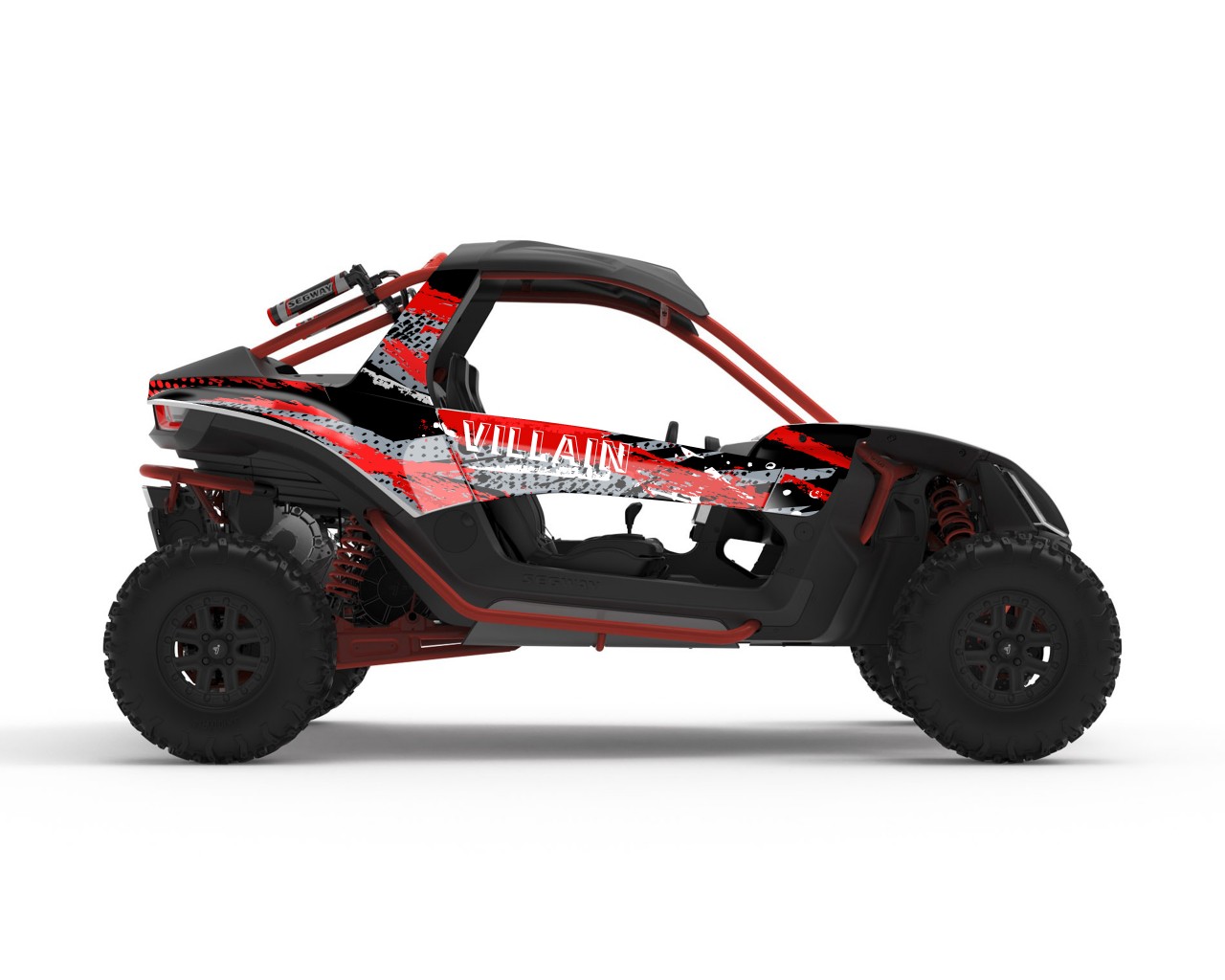 SEGWAY VILLAIN GRAPHIC STICKER SET - DECAL KIT