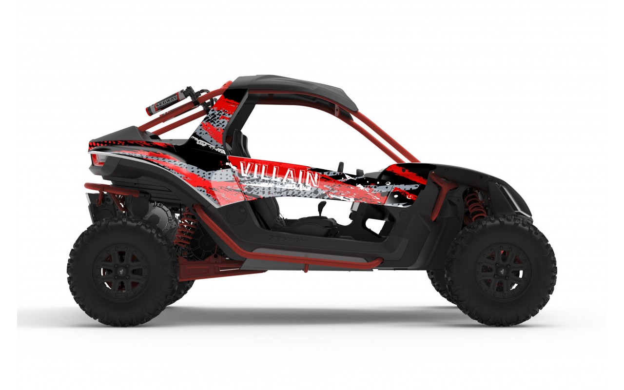 SEGWAY VILLAIN GRAPHIC STICKER SET - DECAL KIT