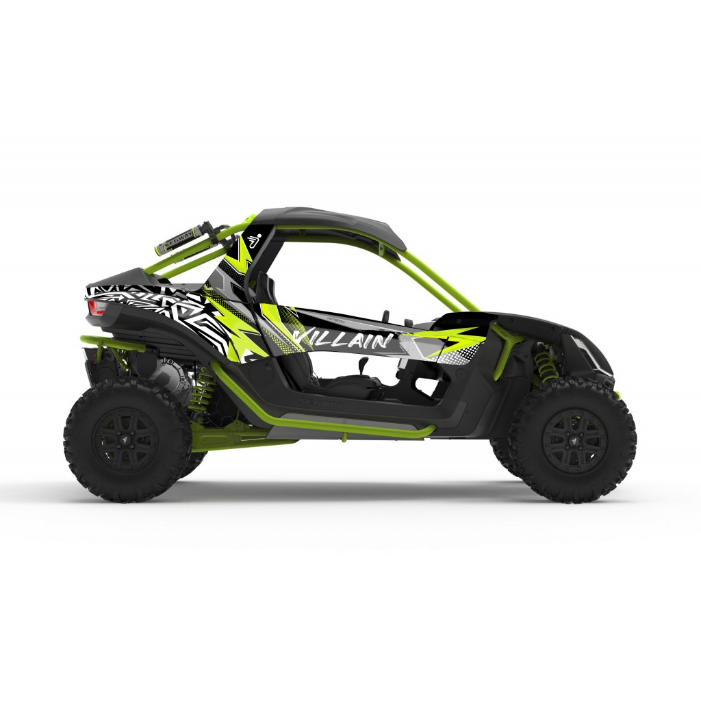 SEGWAY VILLAIN GRAPHIC STICKER SET - DECAL KIT