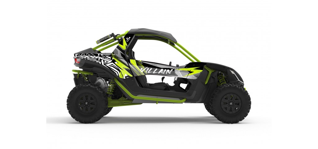 SEGWAY VILLAIN GRAPHIC STICKER SET - DECAL KIT