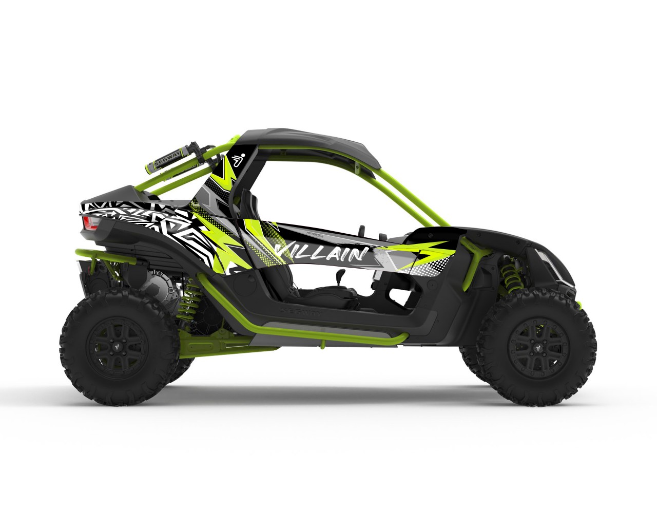 SEGWAY VILLAIN GRAPHIC STICKER SET - DECAL KIT