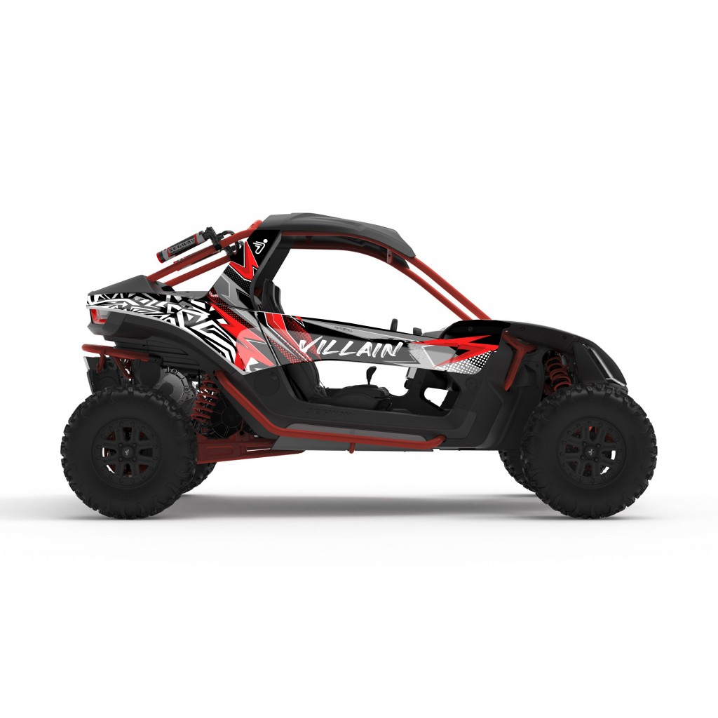 SEGWAY VILLAIN GRAPHIC STICKER SET - DECAL KIT
