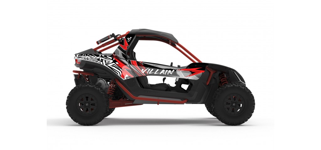 SEGWAY VILLAIN GRAPHIC STICKER SET - DECAL KIT