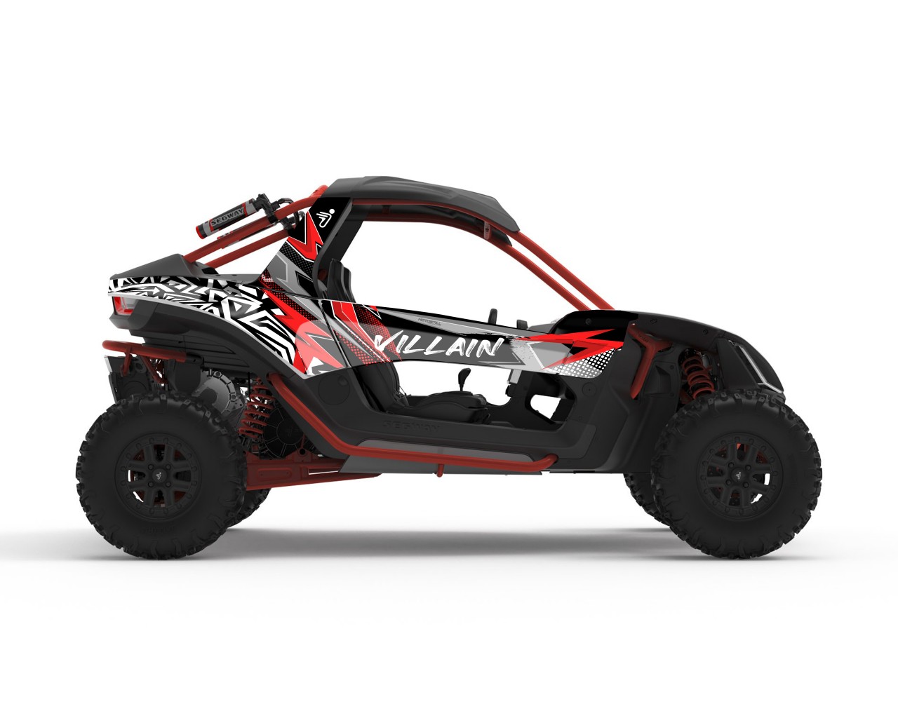SEGWAY VILLAIN GRAPHIC STICKER SET - DECAL KIT