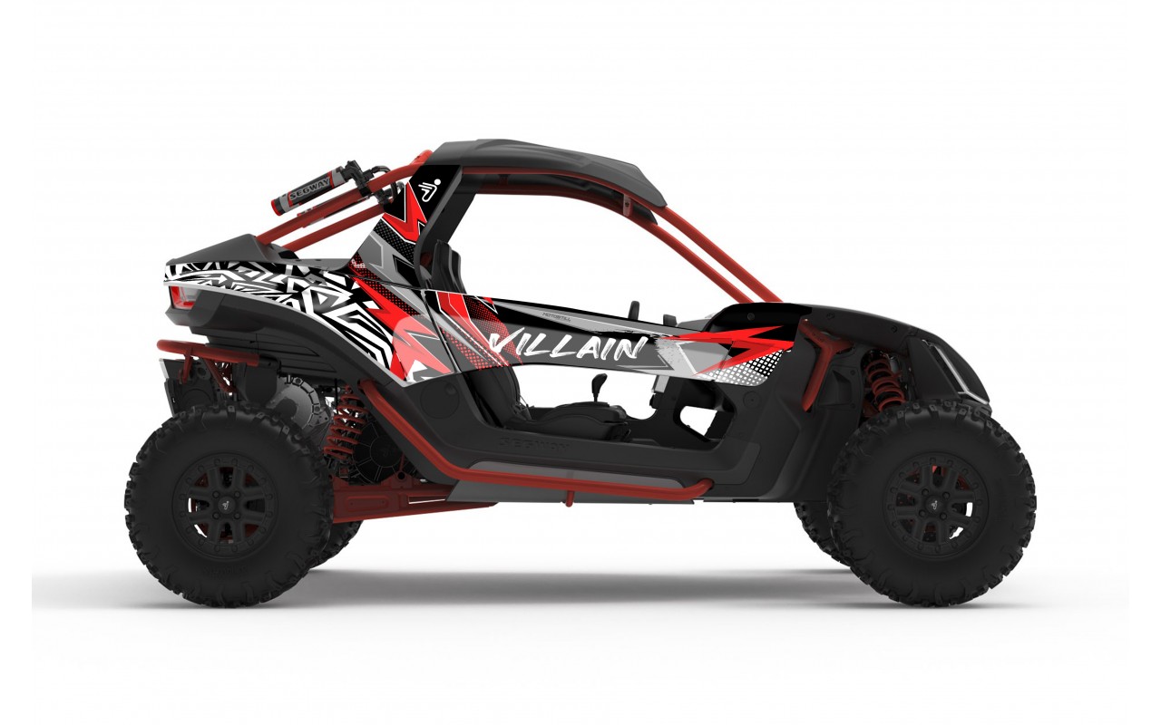 SEGWAY VILLAIN GRAPHIC STICKER SET - DECAL KIT