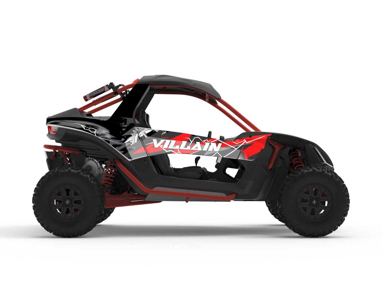 SEGWAY VILLAIN GRAPHIC STICKER SET - DECAL KIT