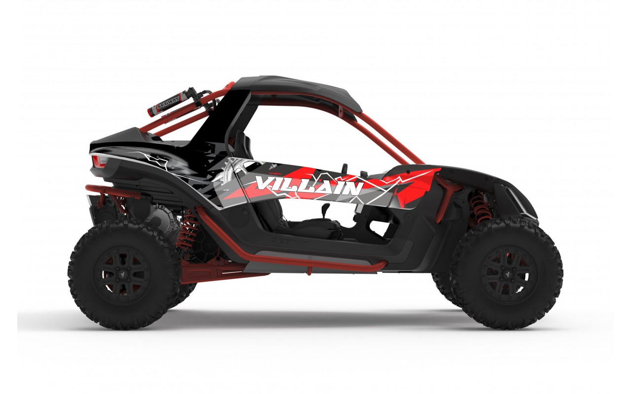 SEGWAY VILLAIN GRAPHIC STICKER SET - DECAL KIT