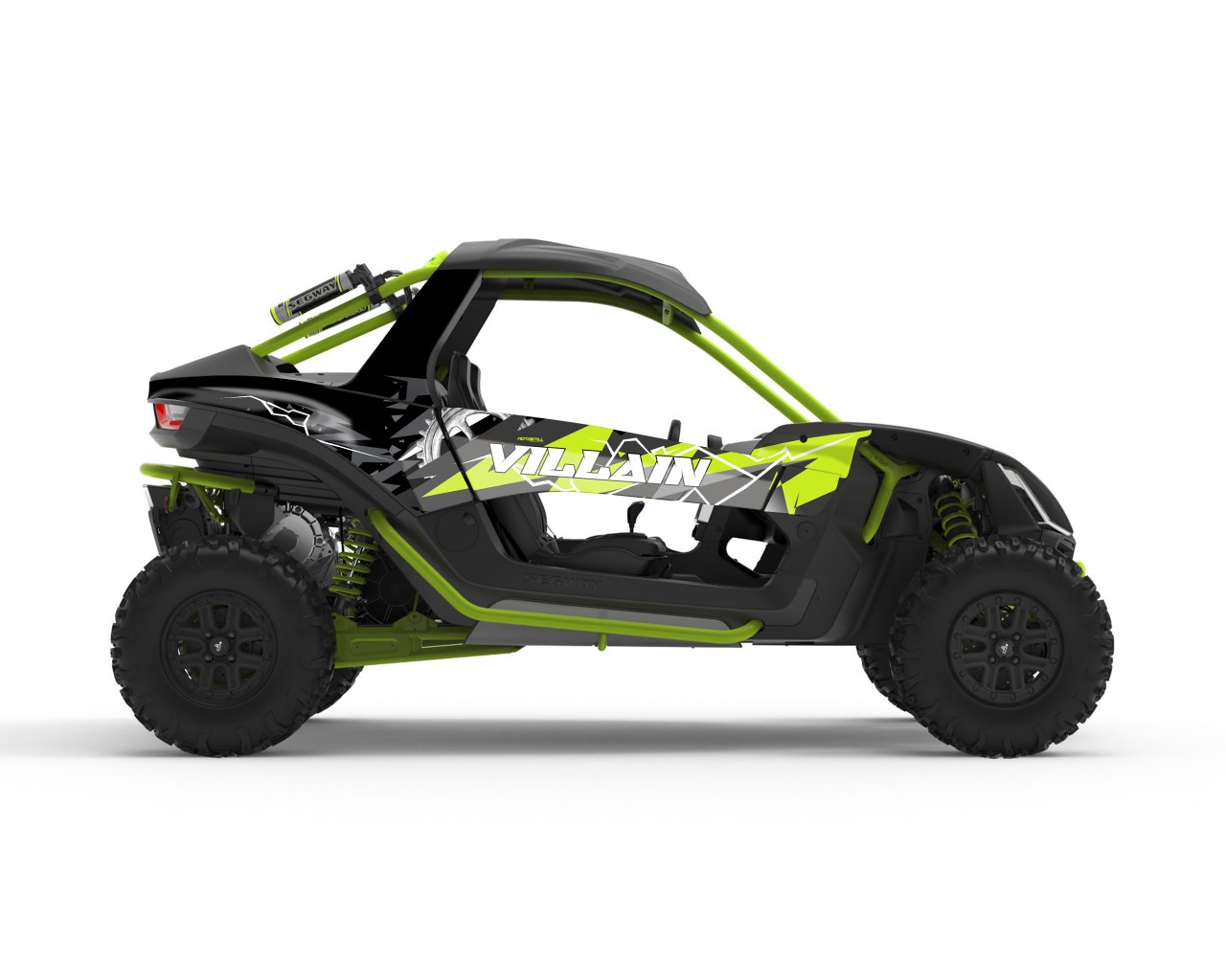 SEGWAY VILLAIN GRAPHIC STICKER SET - DECAL KIT