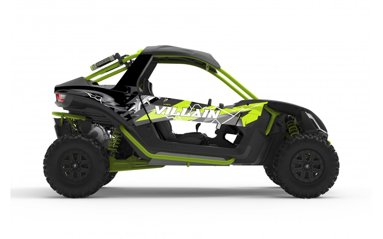 SEGWAY VILLAIN GRAPHIC STICKER SET - DECAL KIT