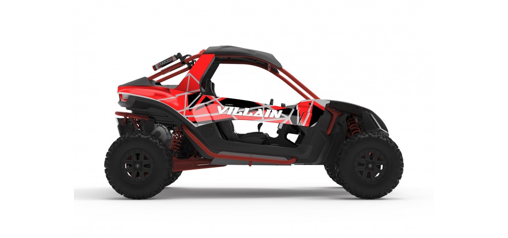 SEGWAY VILLAIN GRAPHIC STICKER SET - DECAL KIT