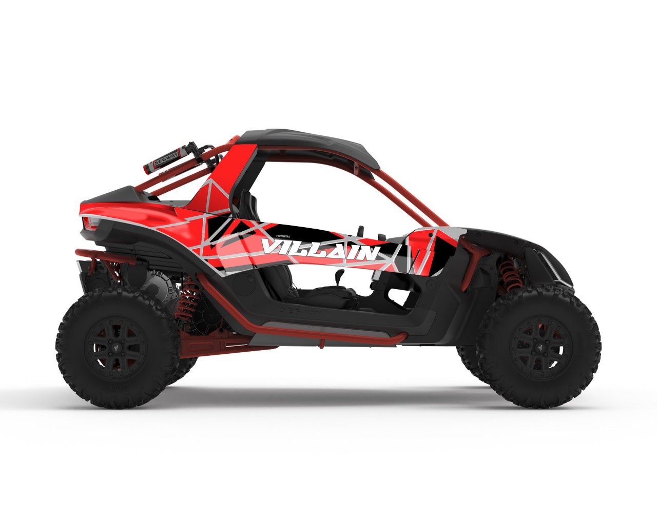 SEGWAY VILLAIN GRAPHIC STICKER SET - DECAL KIT