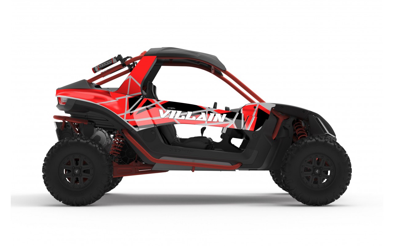 SEGWAY VILLAIN GRAPHIC STICKER SET - DECAL KIT