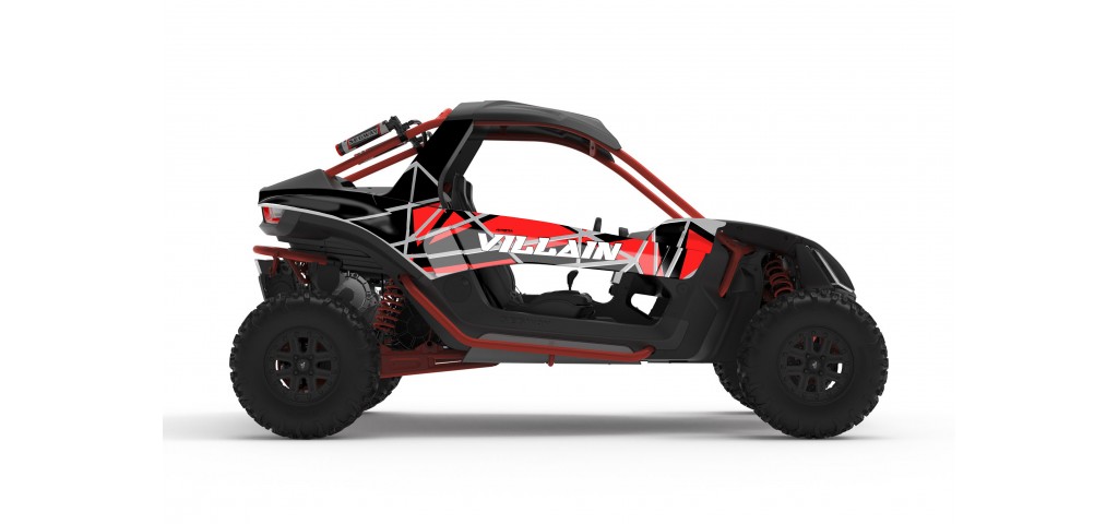 SEGWAY VILLAIN GRAPHIC STICKER SET - DECAL KIT