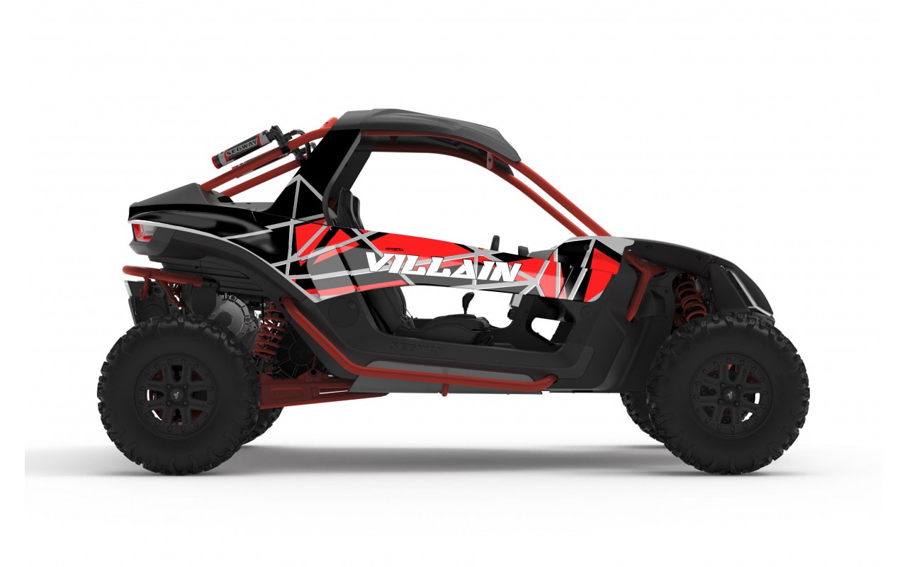 SEGWAY VILLAIN GRAPHIC STICKER SET - DECAL KIT