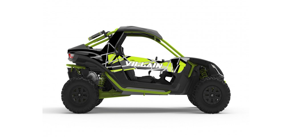 SEGWAY VILLAIN GRAPHIC STICKER SET - DECAL KIT