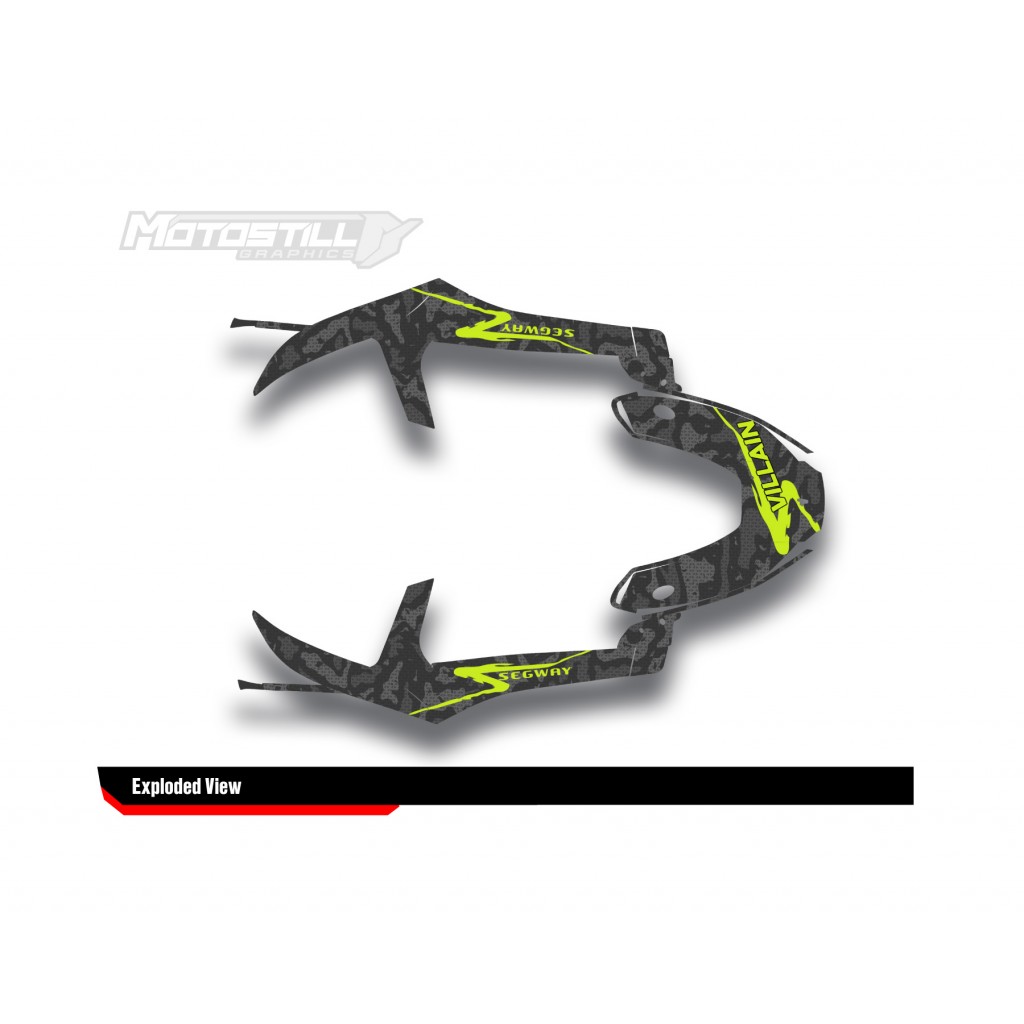 SEGWAY VILLAIN GRAPHIC STICKER SET - DECAL KIT