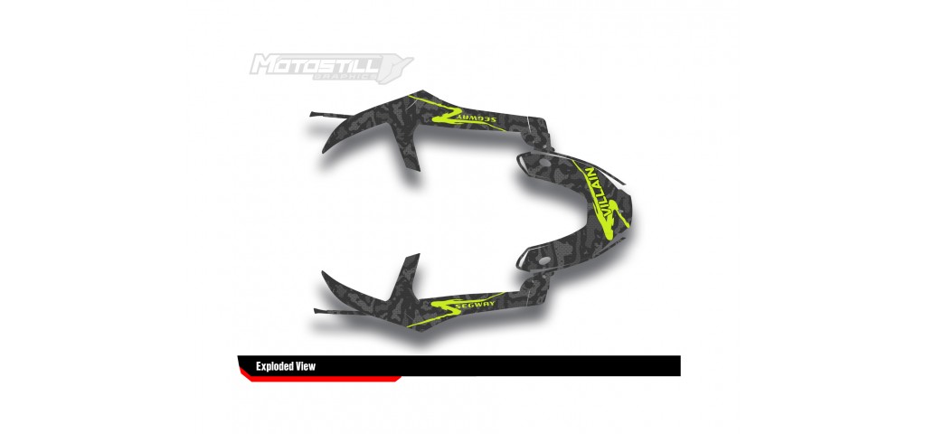 SEGWAY VILLAIN GRAPHIC STICKER SET - DECAL KIT