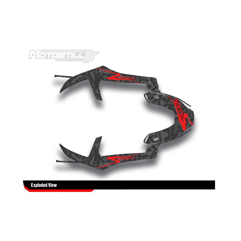 SEGWAY VILLAIN GRAPHIC STICKER SET - DECAL KIT