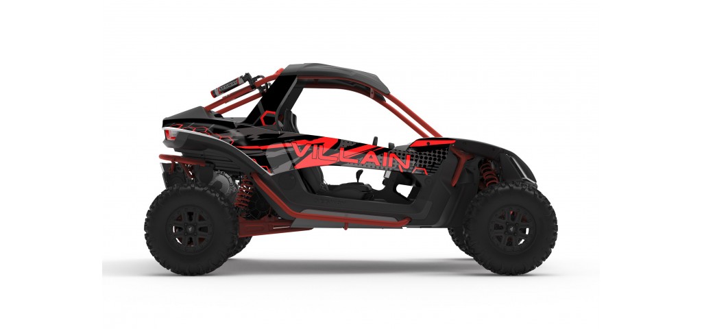 SEGWAY VILLAIN GRAPHIC STICKER SET - DECAL KIT