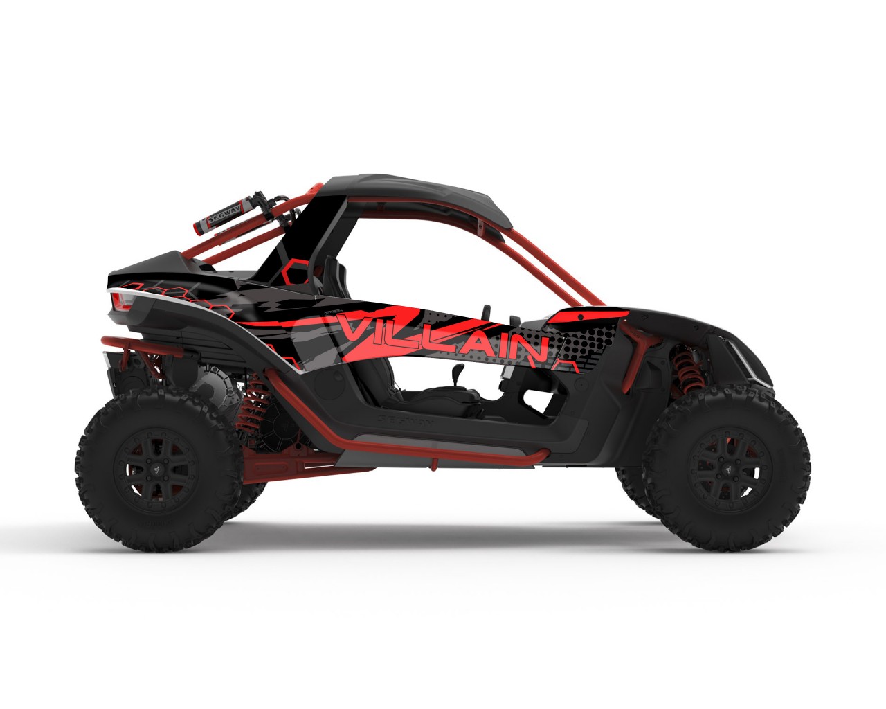SEGWAY VILLAIN GRAPHIC STICKER SET - DECAL KIT