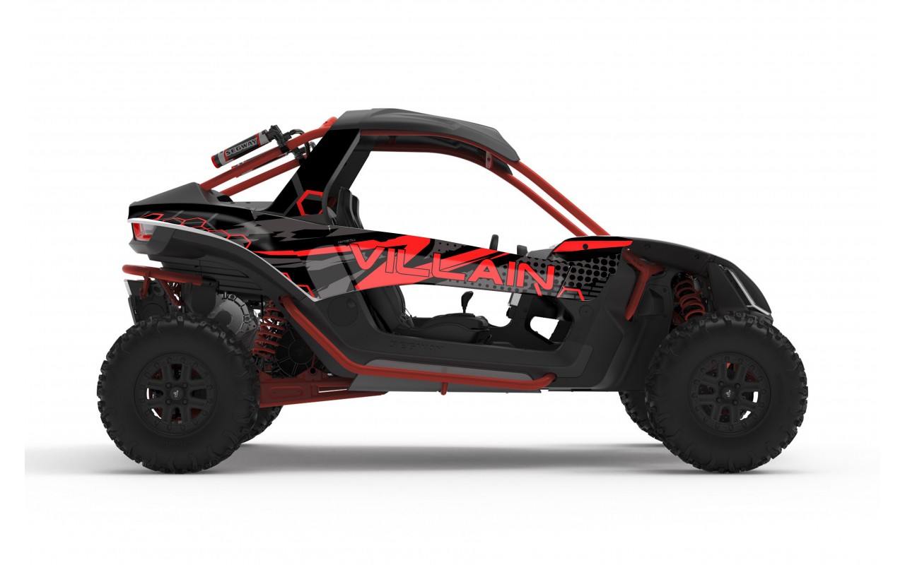 SEGWAY VILLAIN GRAPHIC STICKER SET - DECAL KIT