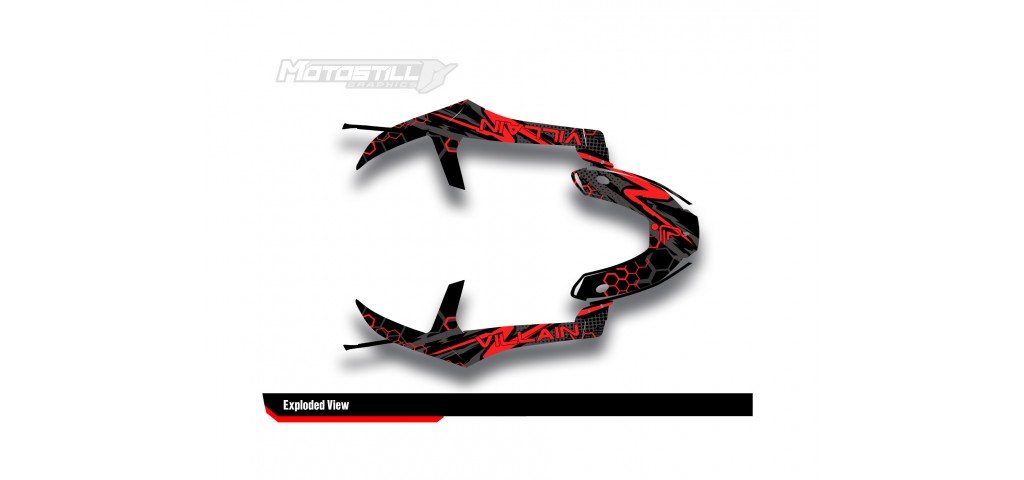 SEGWAY VILLAIN GRAPHIC STICKER SET - DECAL KIT