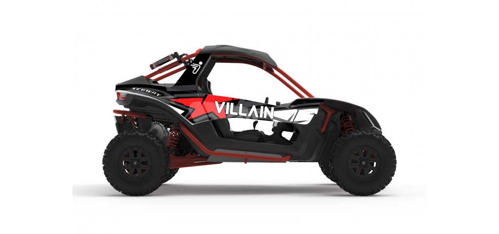 SEGWAY VILLAIN GRAPHIC STICKER SET - DECAL KIT
