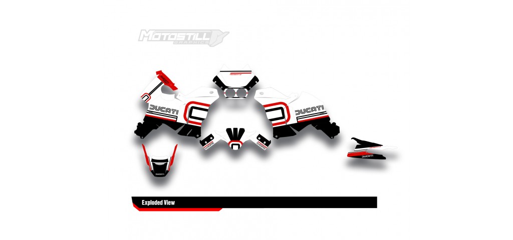 DUCATI DESERT X GRAPHIC SET - DECAL KIT
