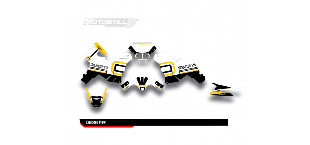 DUCATI DESERT X GRAPHIC SET - DECAL KIT