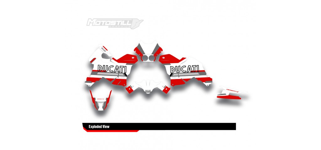 DUCATI DESERT X GRAPHIC SET - DECAL KIT