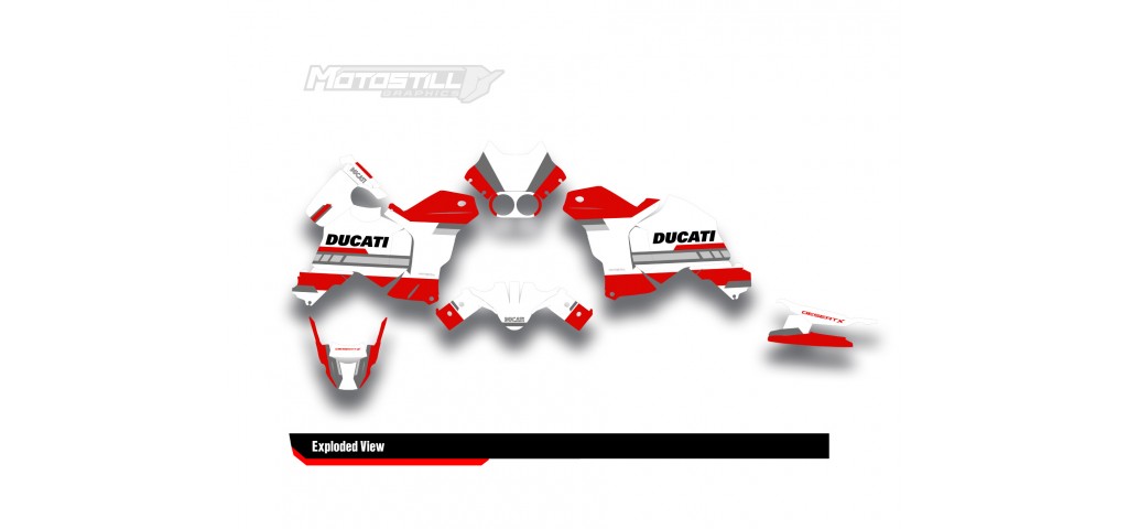 DUCATI DESERT X GRAPHIC SET - DECAL KIT