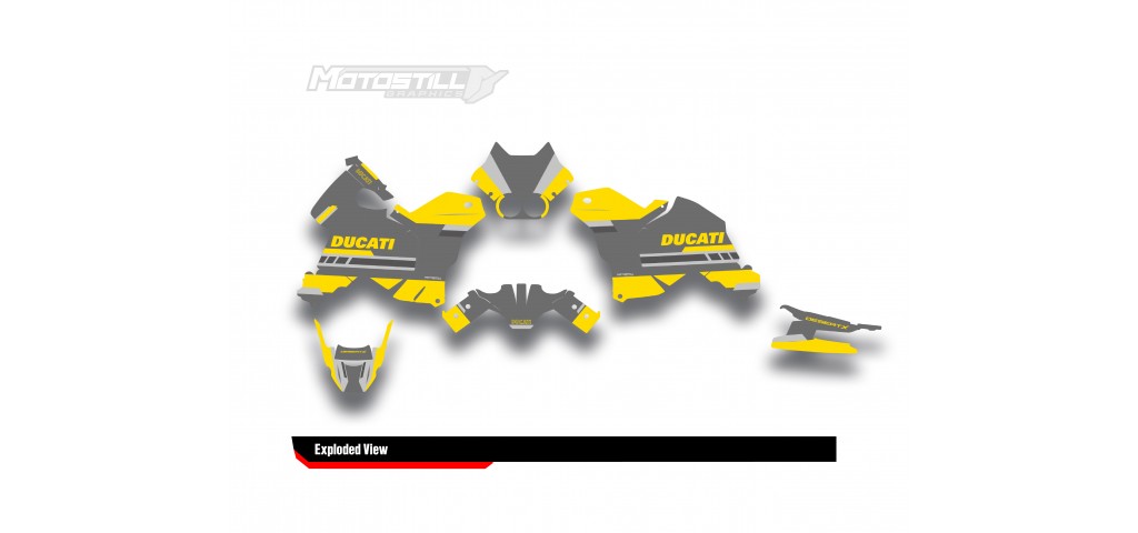 DUCATI DESERT X GRAPHIC SET - DECAL KIT