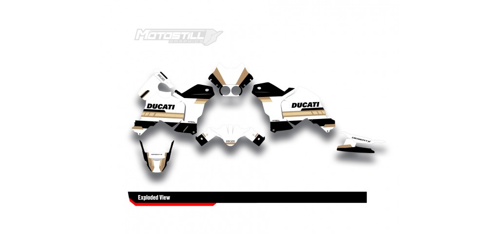 DUCATI DESERT X GRAPHIC SET - DECAL KIT