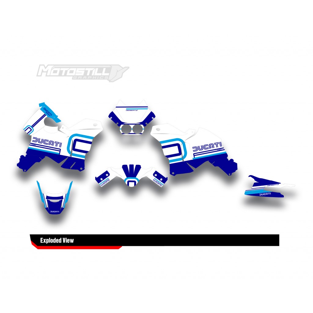 DUCATI DESERT X GRAPHIC SET - DECAL KIT