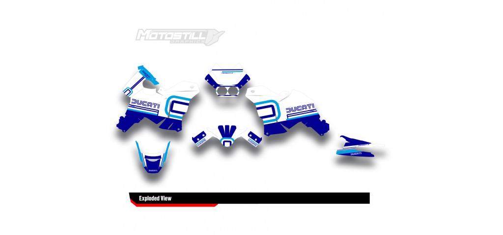 DUCATI DESERT X GRAPHIC SET - DECAL KIT