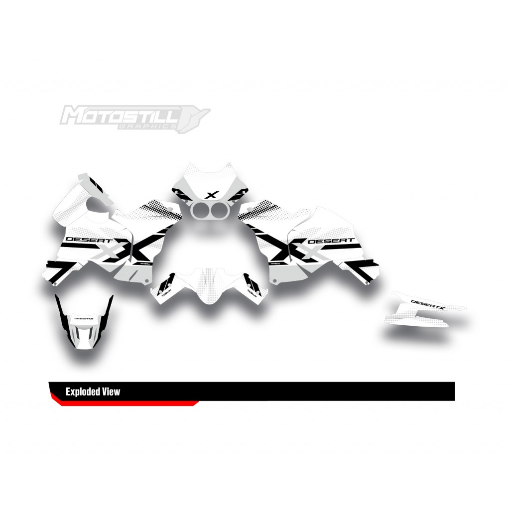 DUCATI DESERT X GRAPHIC SET - DECAL KIT