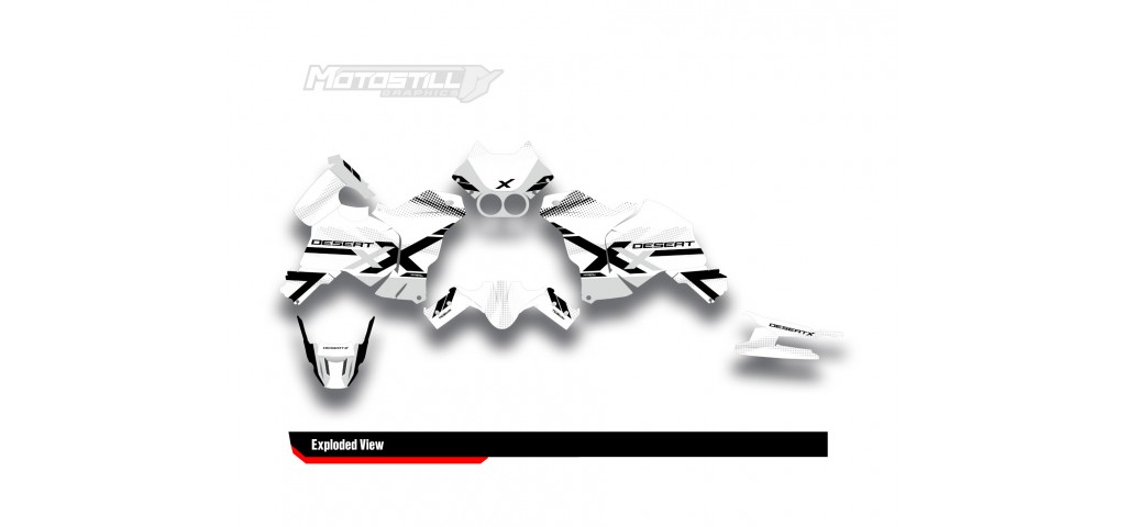 DUCATI DESERT X GRAPHIC SET - DECAL KIT
