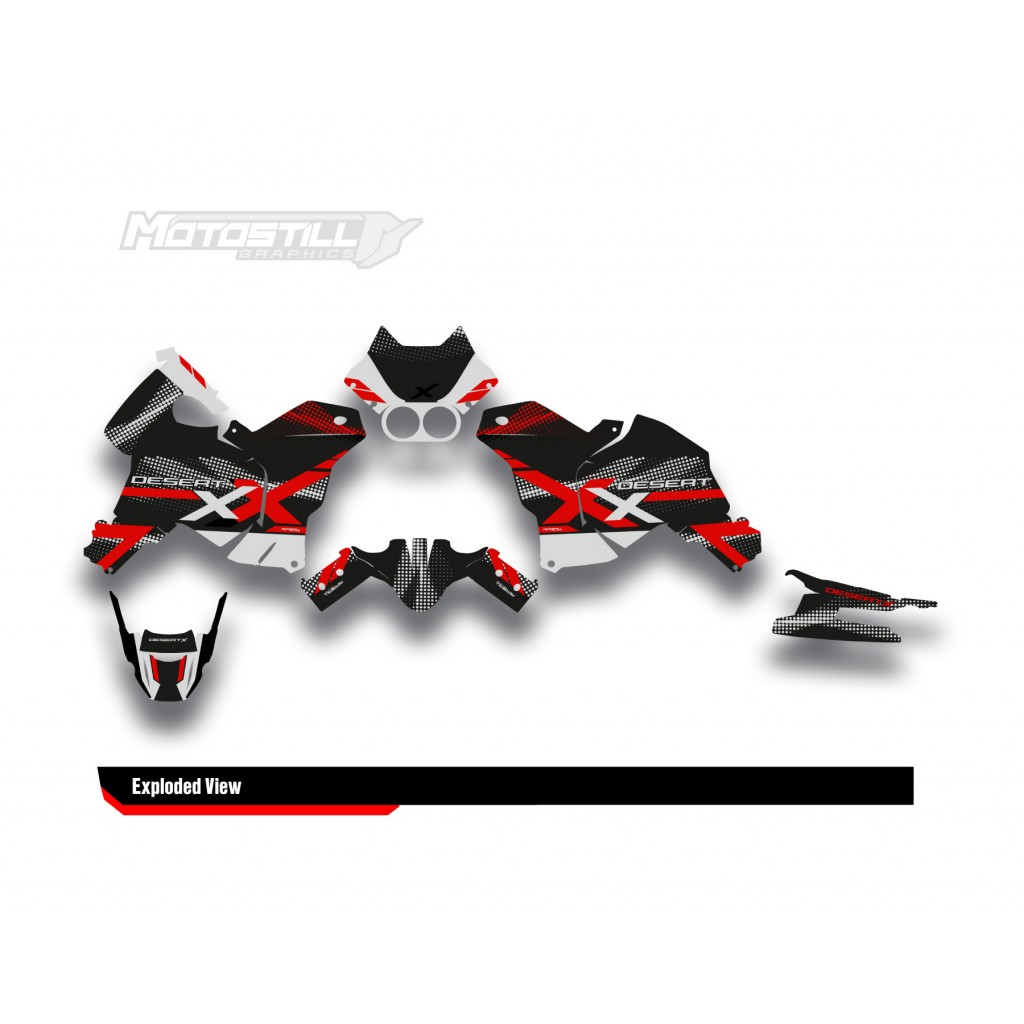 DUCATI DESERT X GRAPHIC SET - DECAL KIT