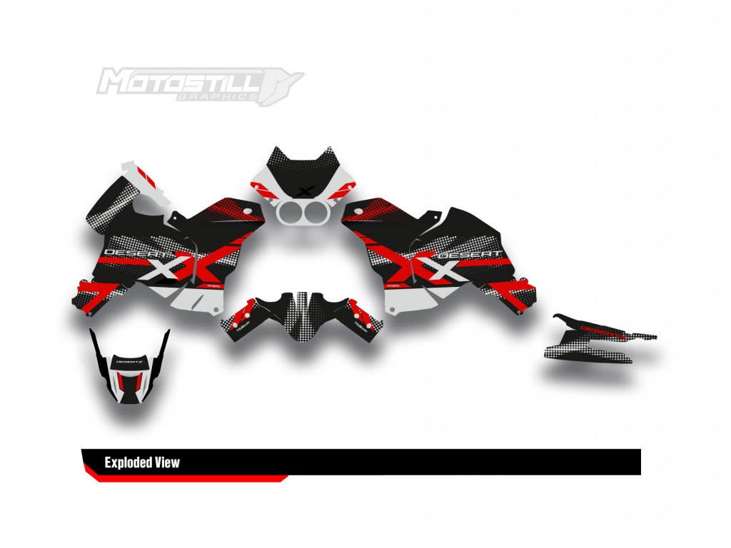 DUCATI DESERT X GRAPHIC STICKER KIT