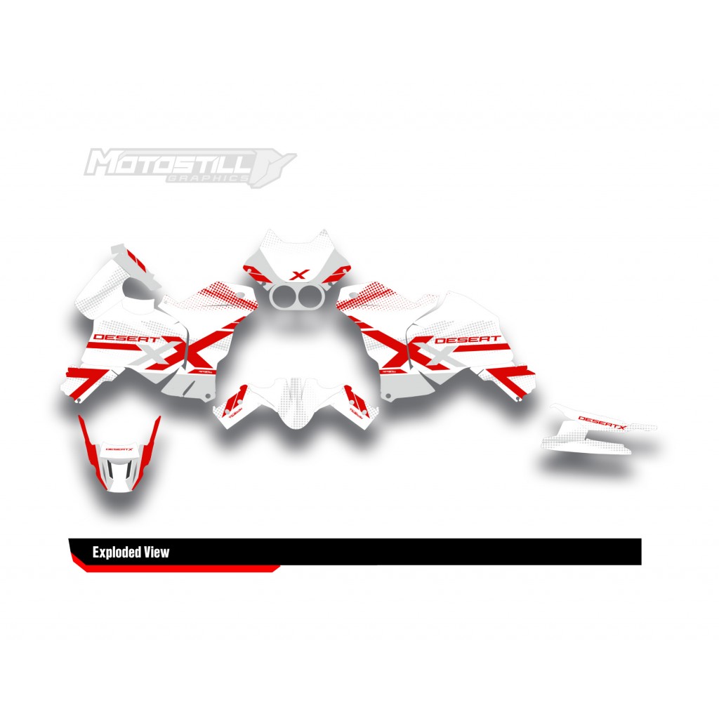 DUCATI DESERT X GRAPHIC SET - DECAL KIT